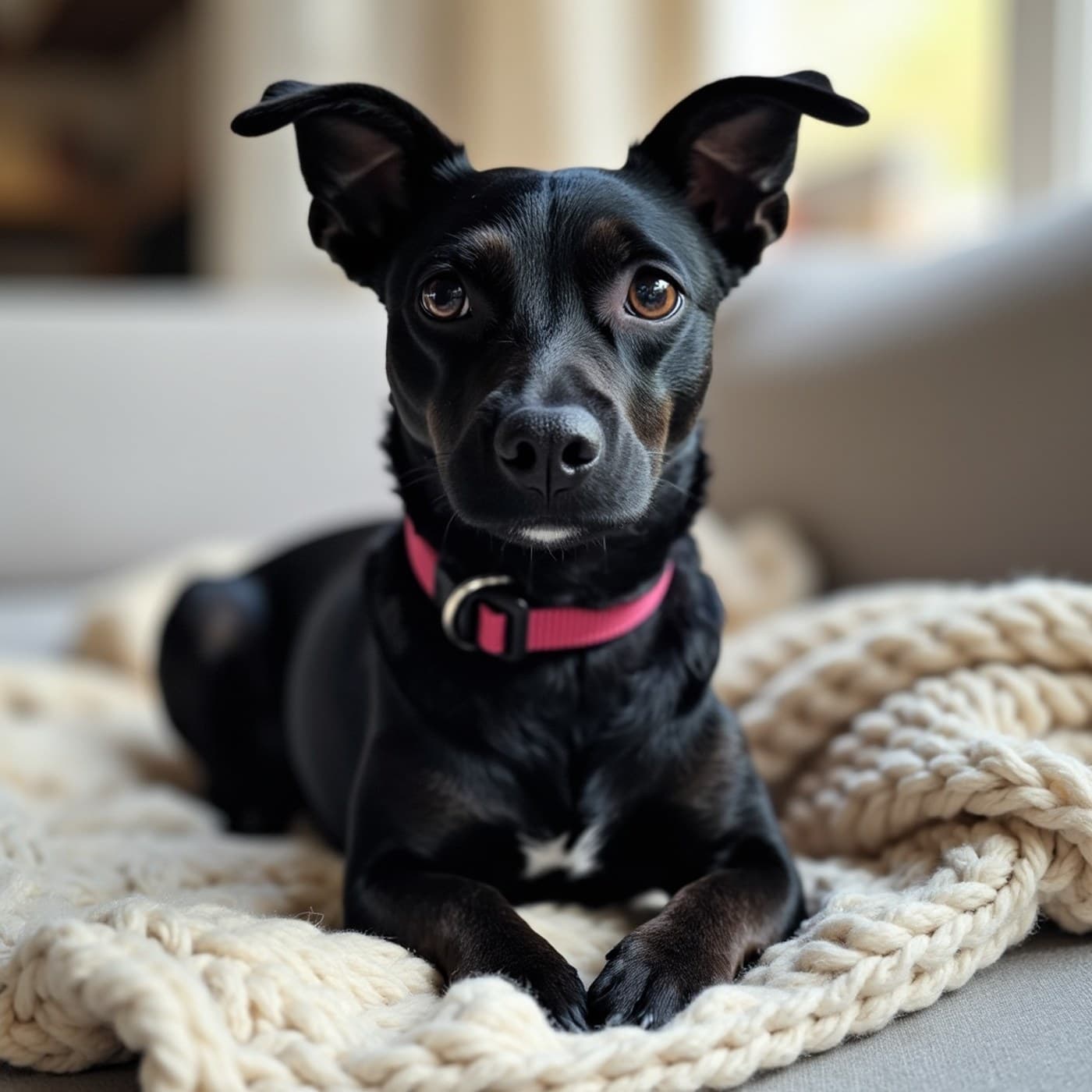 Portrait of a Nutrawag dog